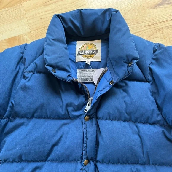 Vintage Class 5 Down Filled Puffer Jacket